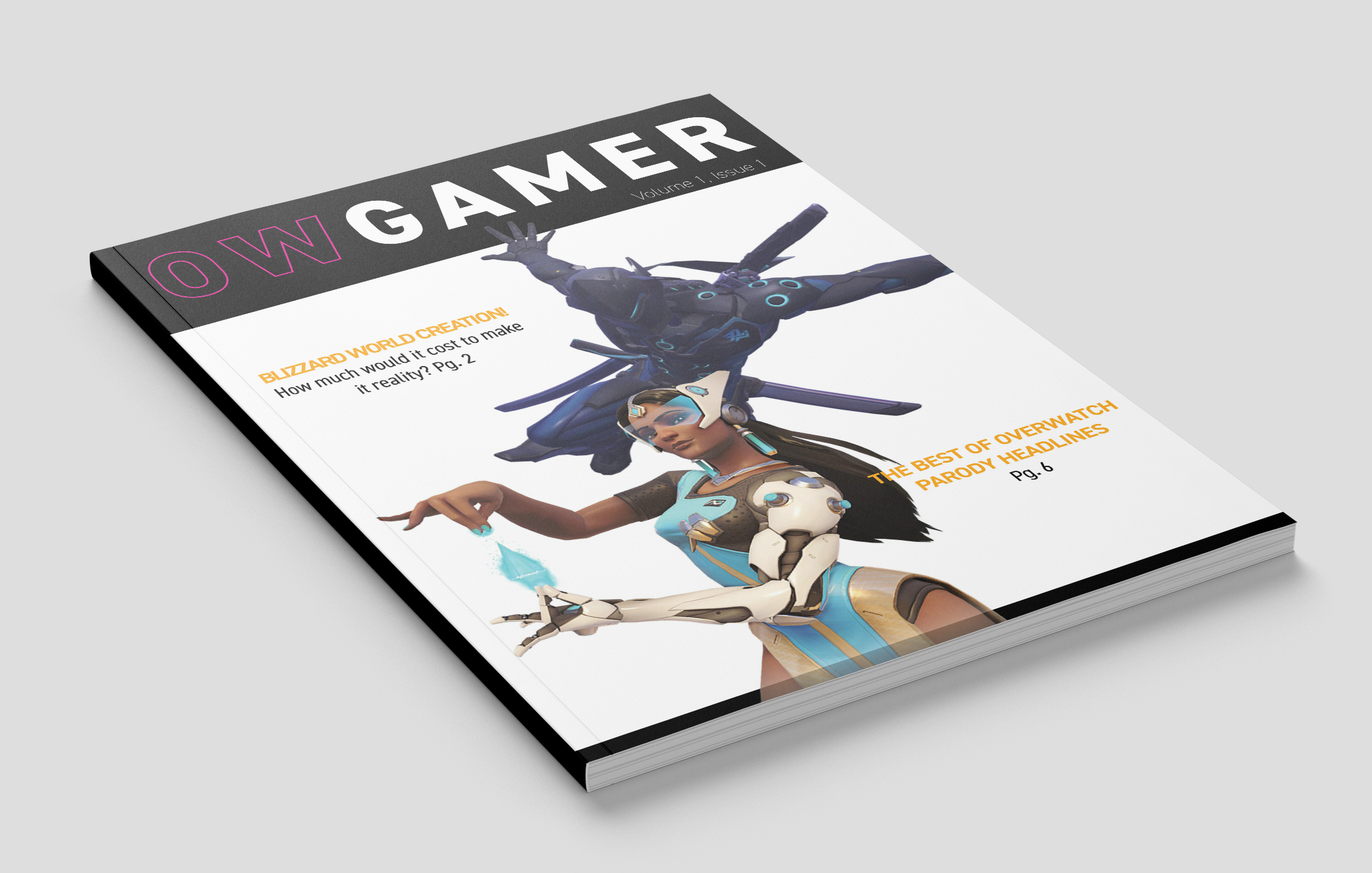 Overwatch Magazine Mock Up